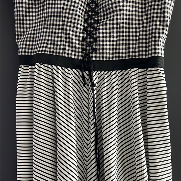 Betsey Johnson Black and White Gingham Dress - Picture 3 of 6